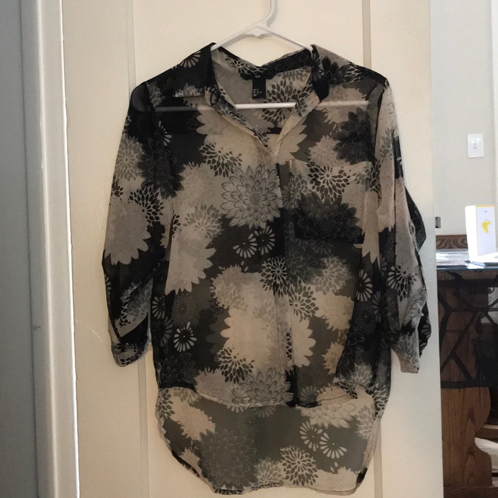 Sheer blouse